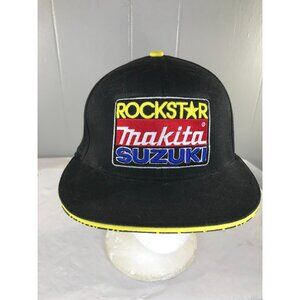Vintage Fox Racing RockStar Energy Drink Mens Flexfit 6 7/8-7 1/4 Fitted Hat Cap